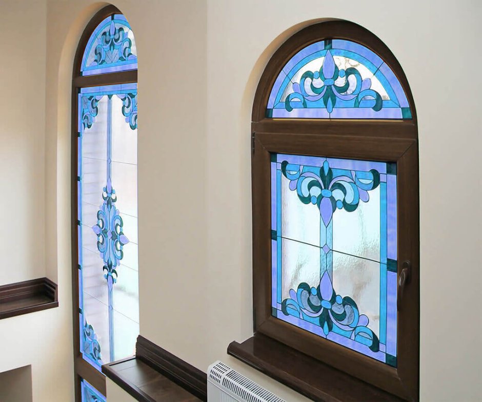 Витражные пластиковые окна