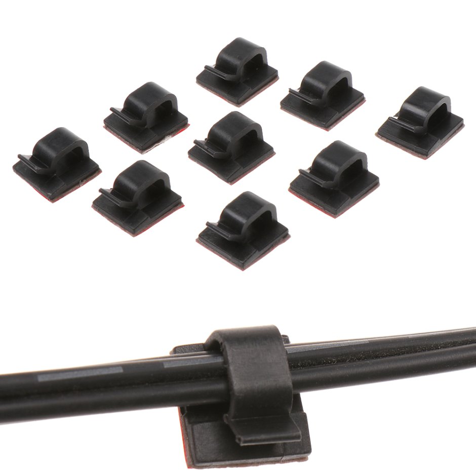 Кабельные зажимы клей шнур управление провода