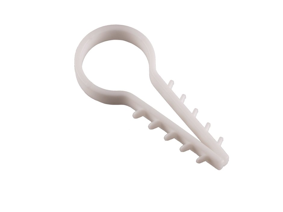 Дюбель-хомут для крепления гофры 16