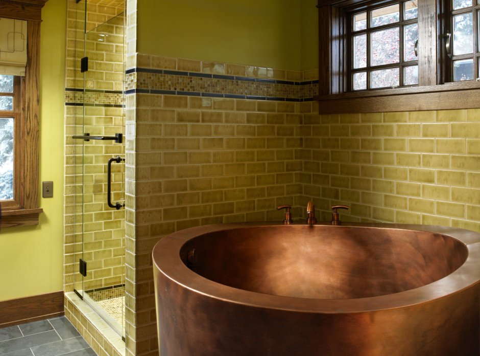 Ванная комната с купелью