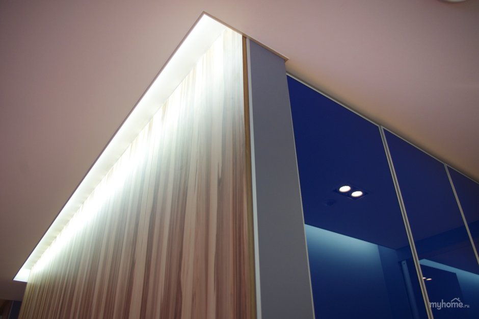 Гардина потолочная белая