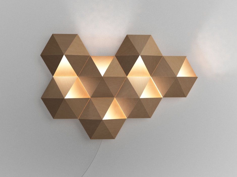 Светильник настенный объемный