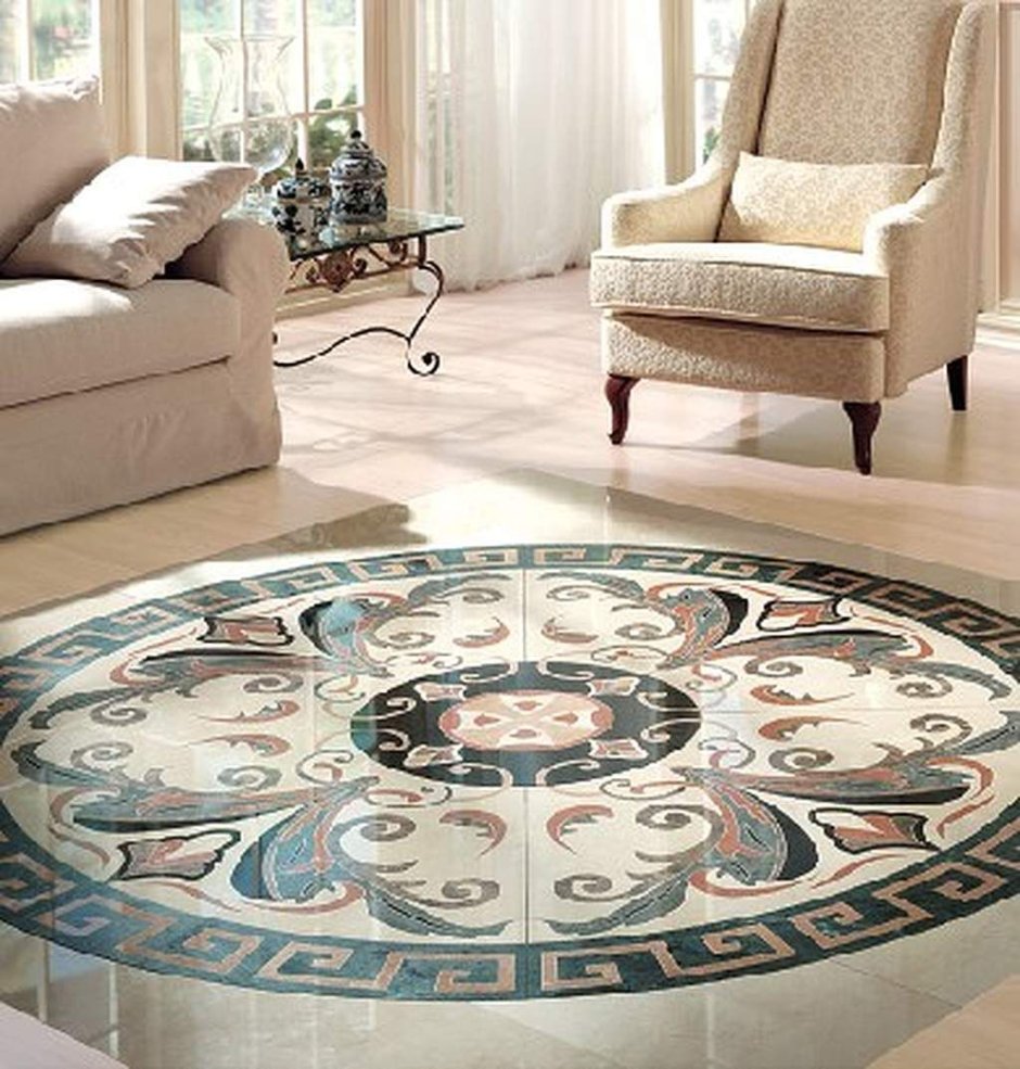 Мраморная мозаика на пол