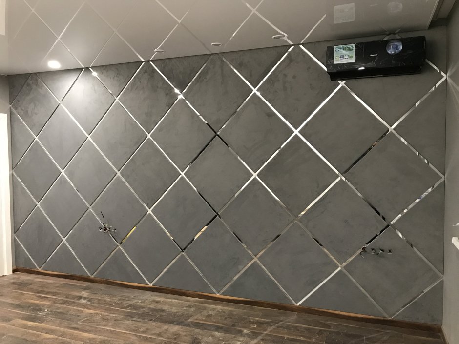 Зеркальные самоклеющиеся панели