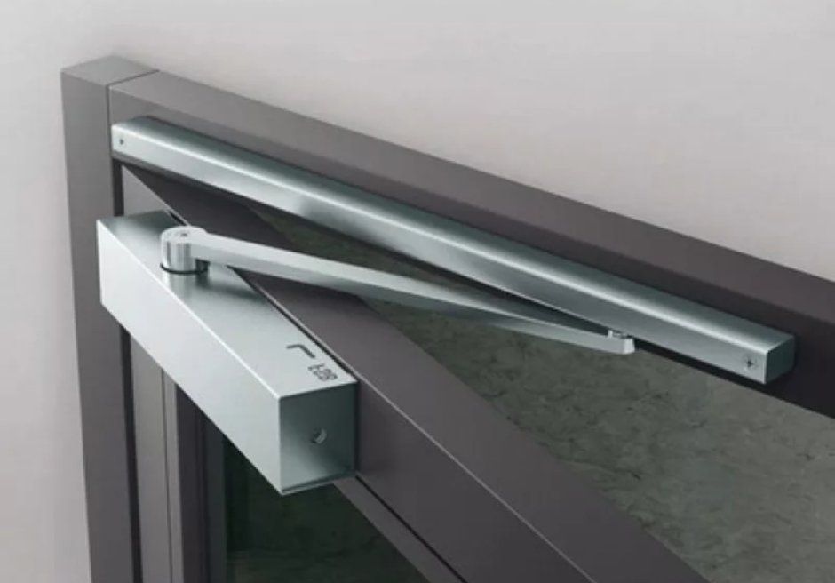 Доводчик dl100 серебристый