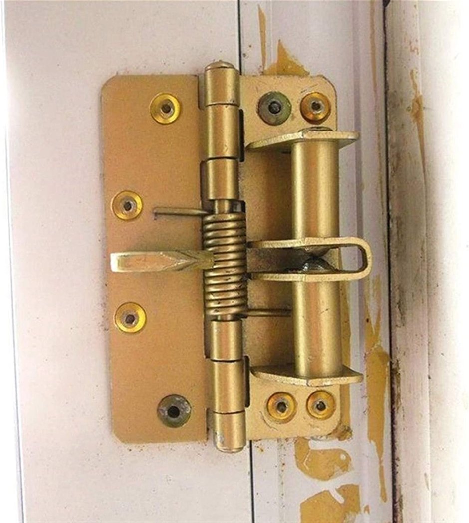 Петля пружинная самозакрывающаяся