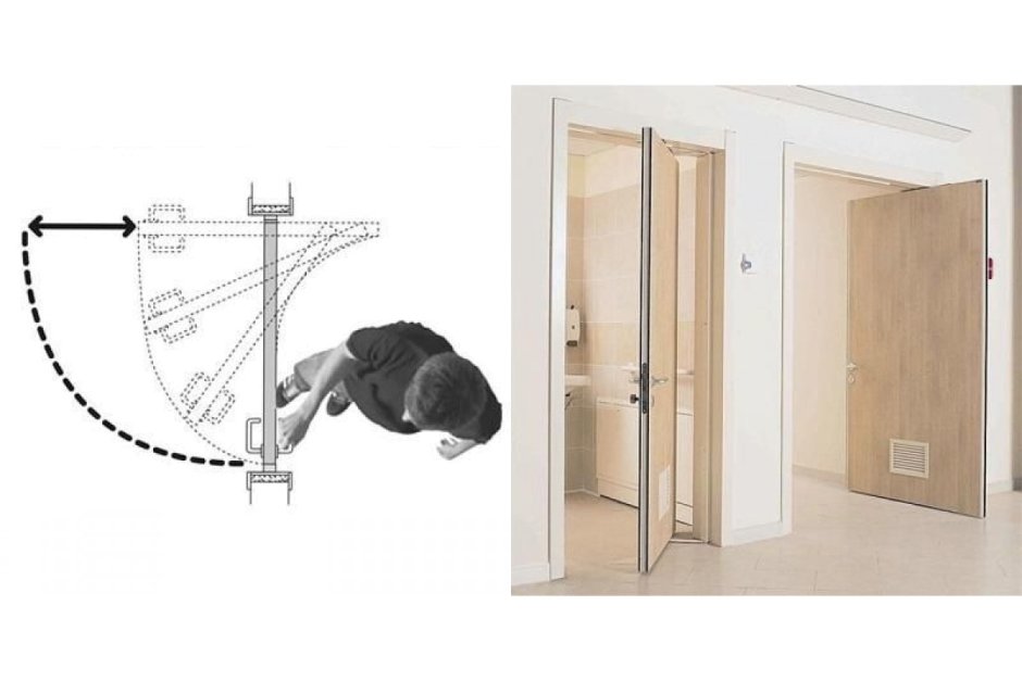 Петля дверная самозакрывающаяся