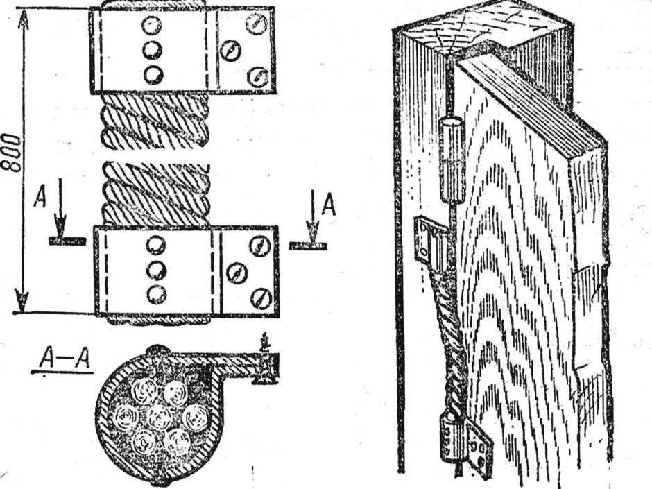 Дверь Троя 10см лиственница мокко