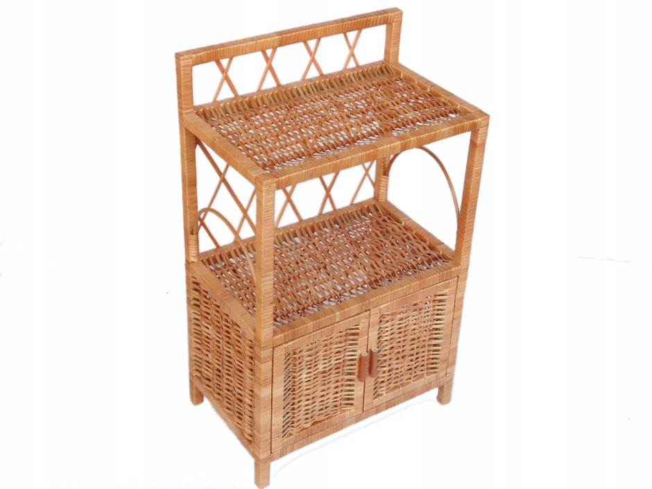 Стеллаж из искусственного ротанга