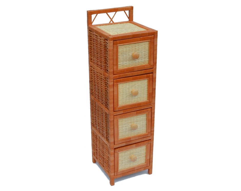 Этажерки плетеные из лозы