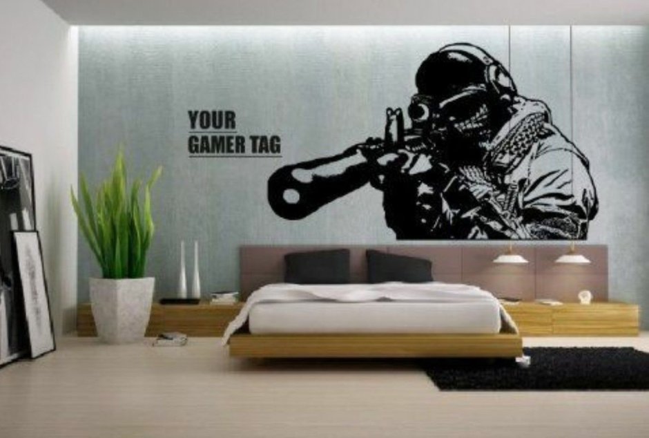 Фотообои для геймера в комнату