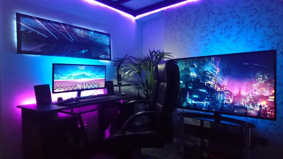 Комната с подсветкой