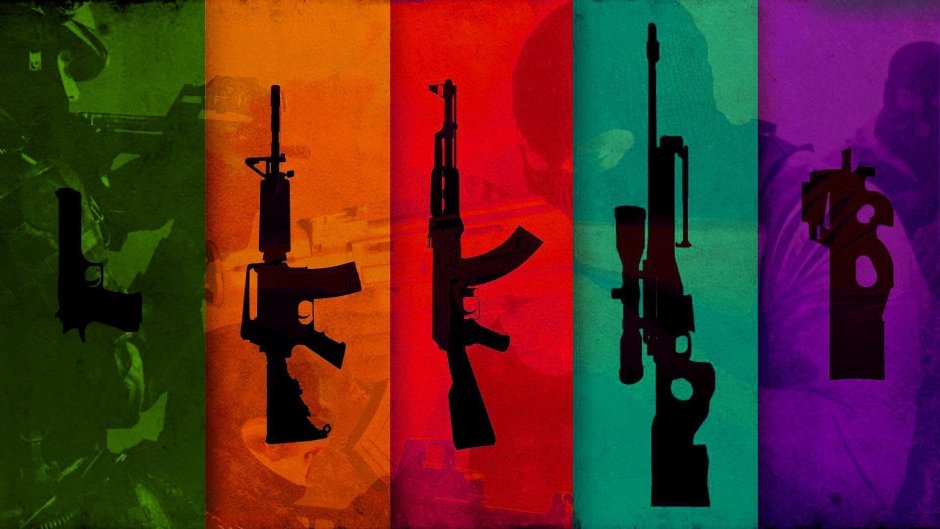 Обои в стиле КС го