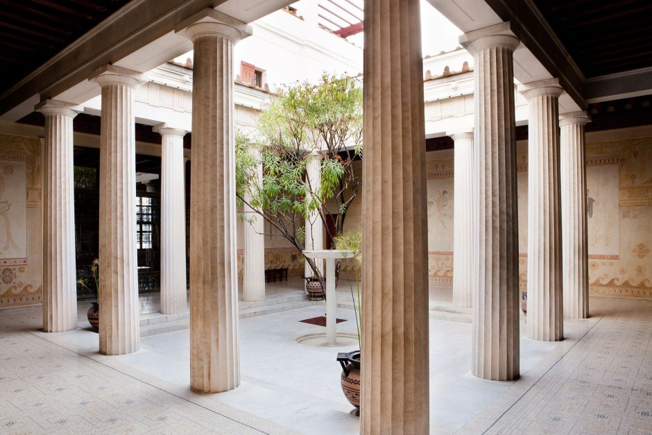 Перистиль древняя Греция арт