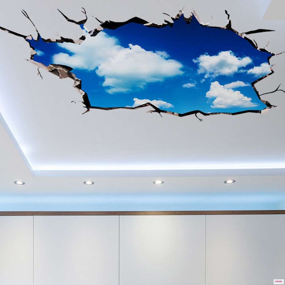 Наклейки на потолок
