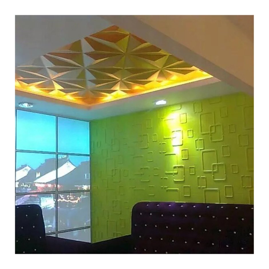 Пенопластовый декор для потолка