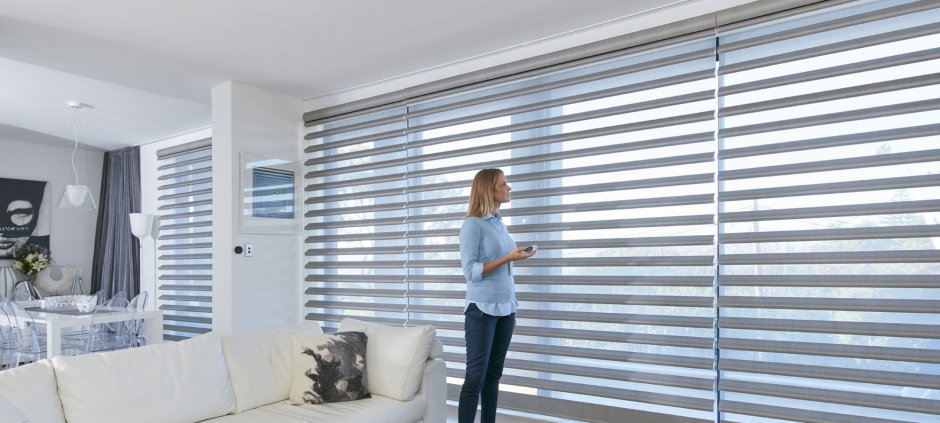 Рулонные шторы день-ночь блэкаут