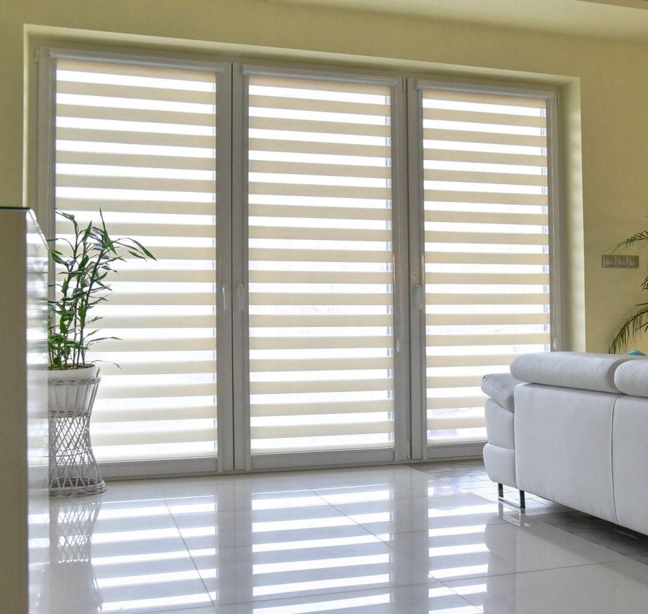 Жалюзи на панорамные окна