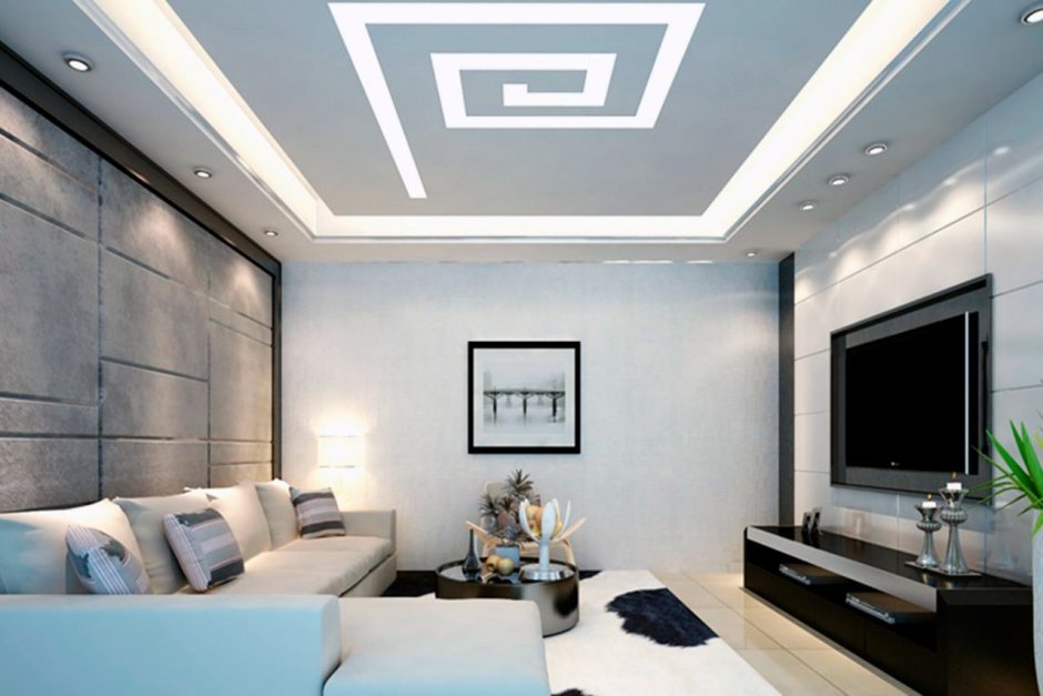 Парящие линии на потолке