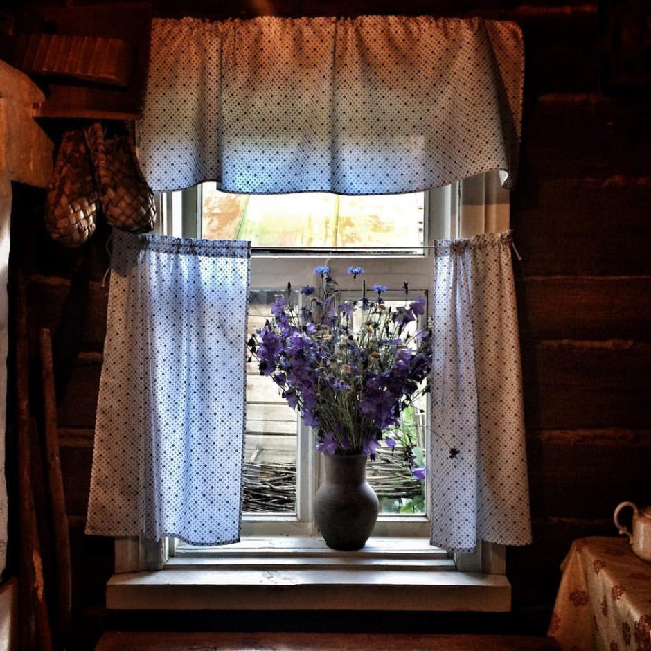 Старинные занавески на окна