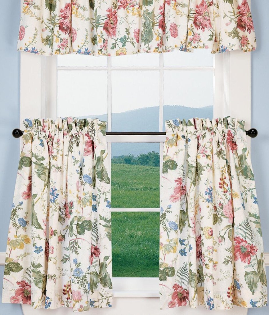 Шторы в деревенском стиле Кантри