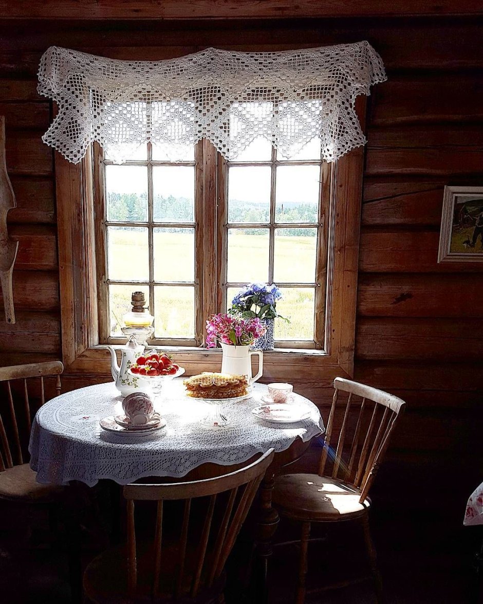 Шторы в деревенском стиле
