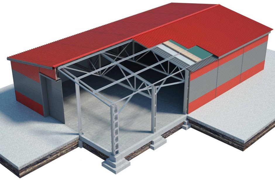 Сэндвич-панель «ант 120 ПС ППУ»