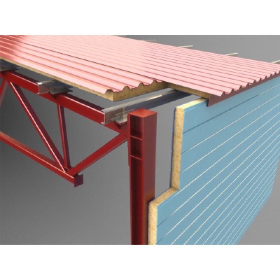 Сэндвич панели 7016 фасад