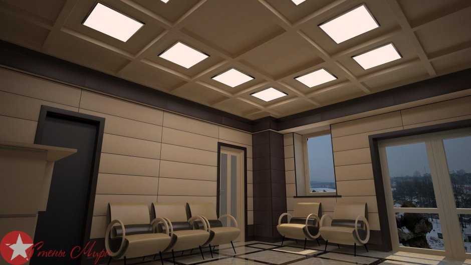 Сэндвич панели в интерьере