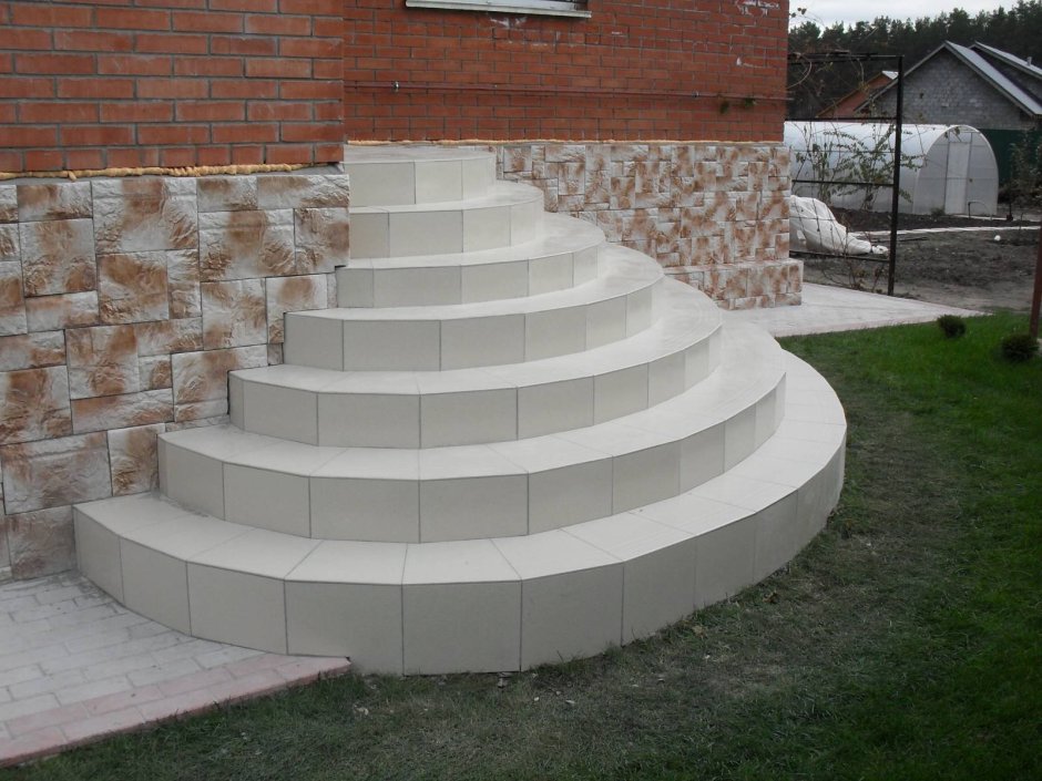 Отделка наборных ступеней