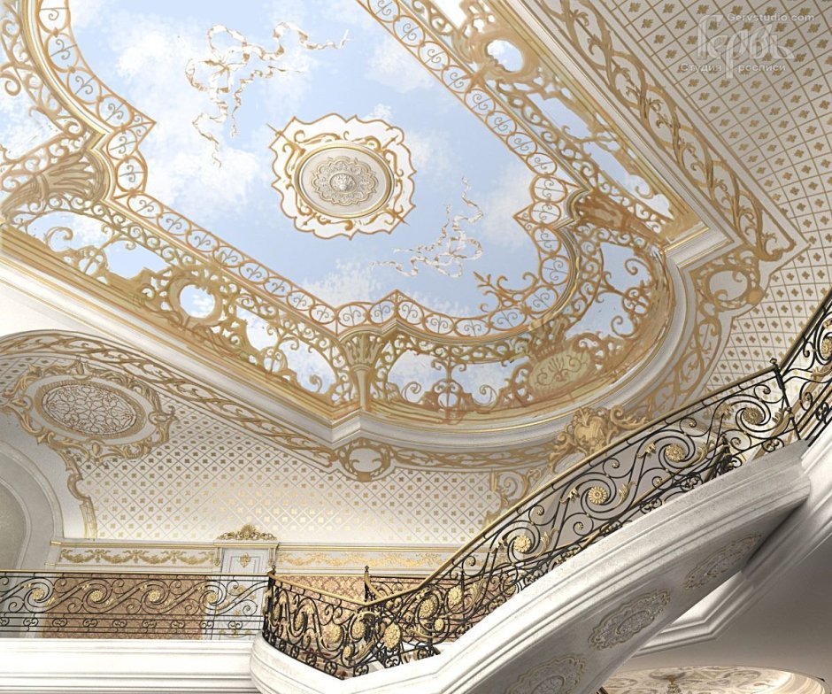 Потолок в стиле Барокко