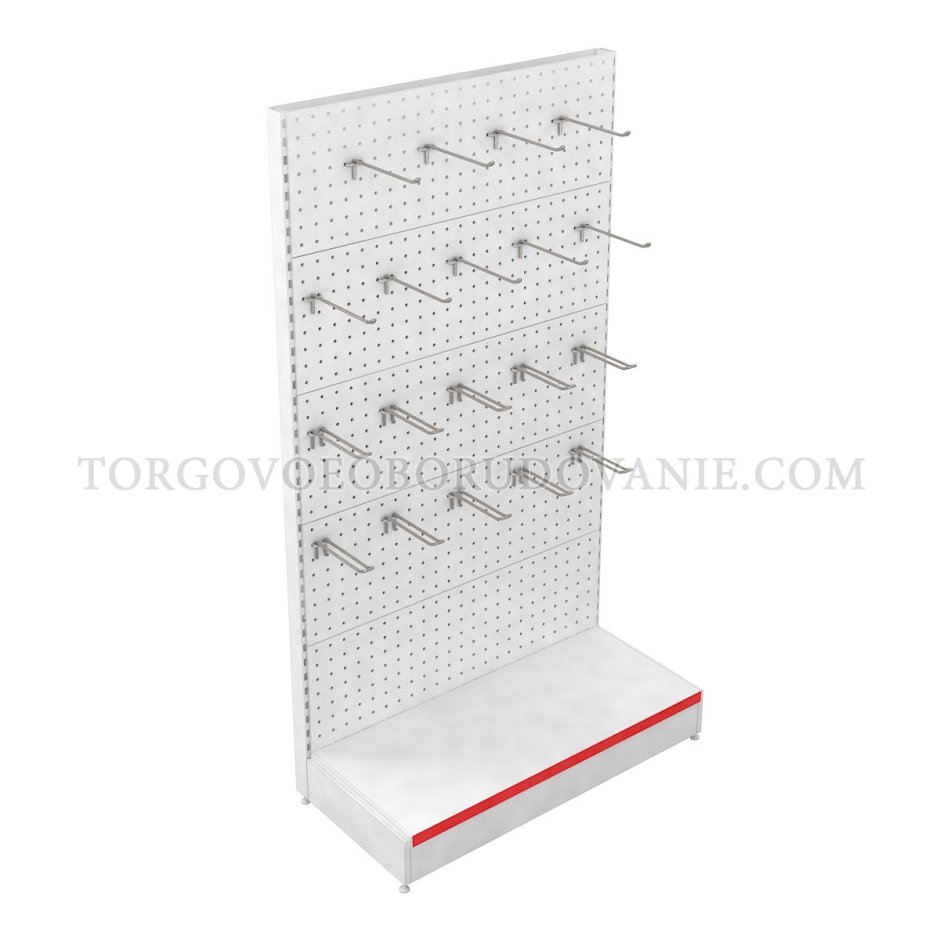 Стеллаж перфорированный металлический 225x100