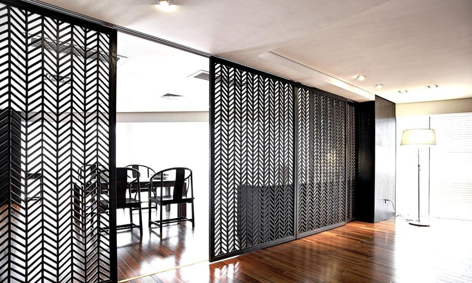 Декоративные перегородки из металла