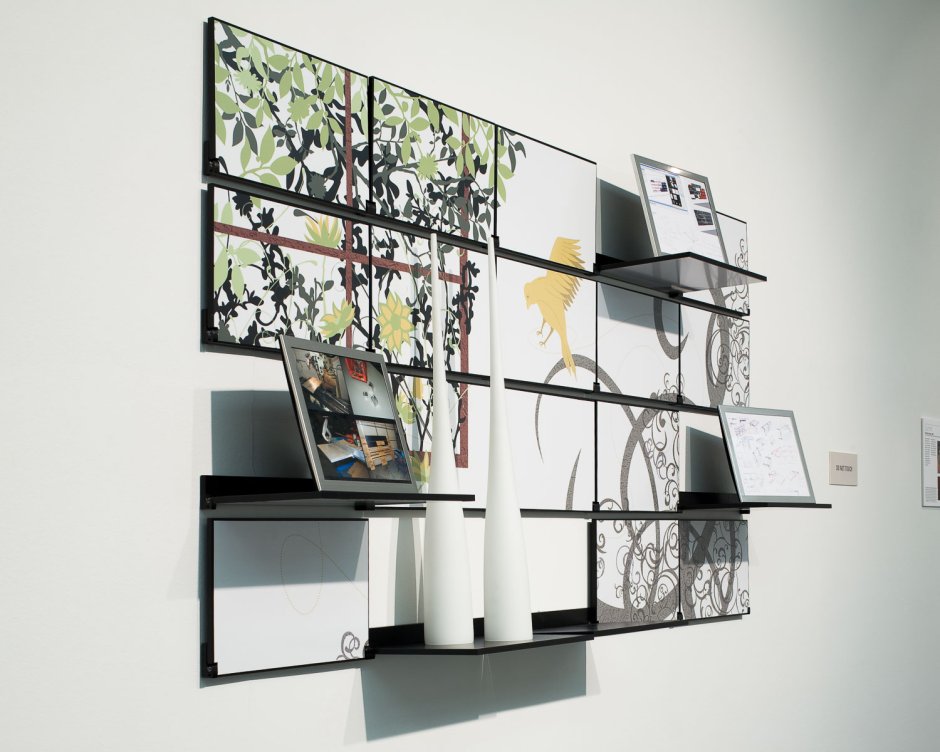 Стеллажи стеклянные для музеев для фотошопа