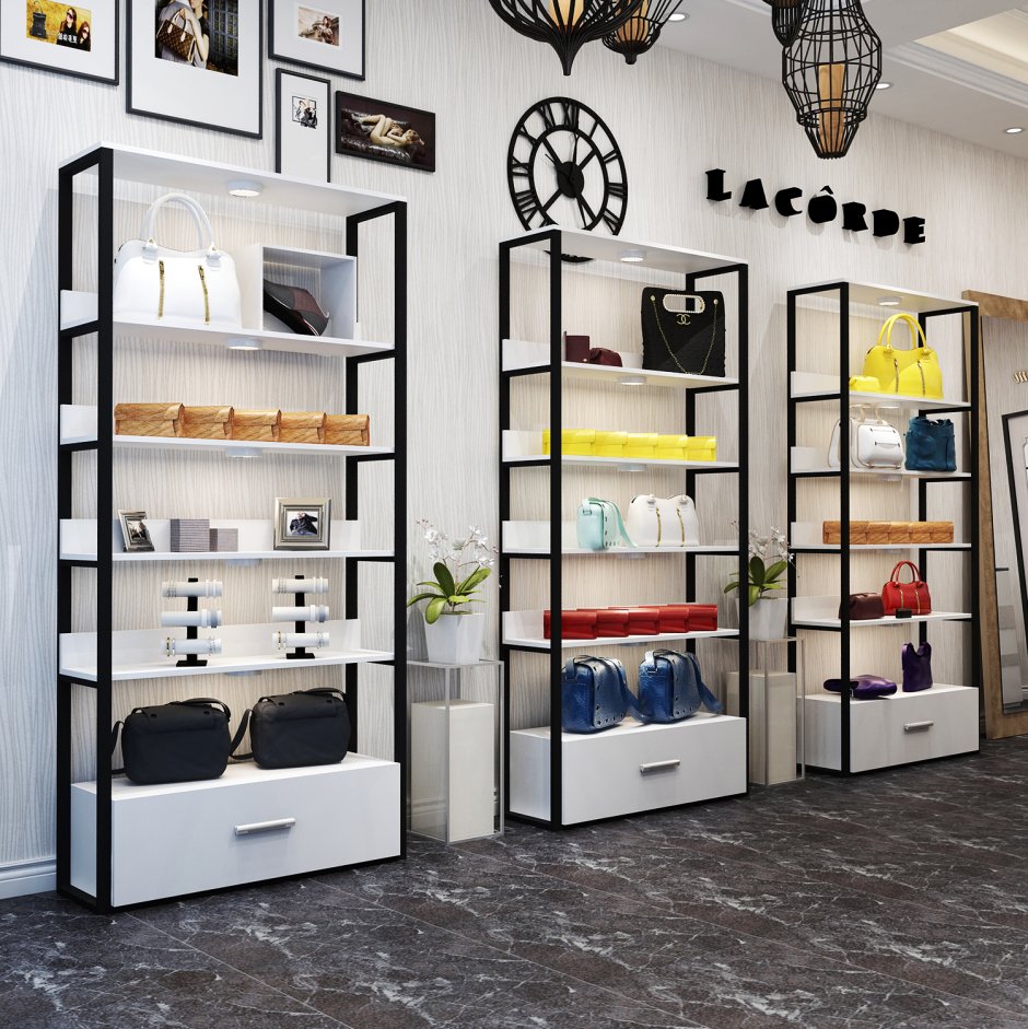 Стойка для косметики напольная