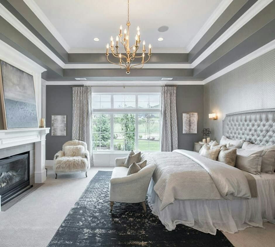 Офис черно белый интерьер