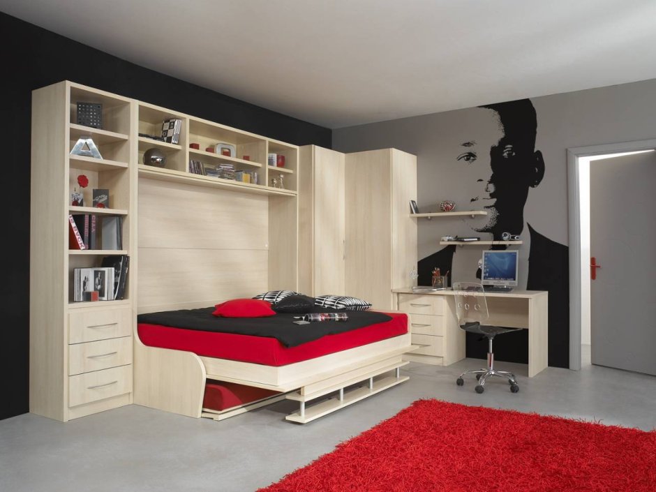 Кровать стенка