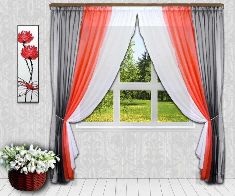 Садовод занавески на кухню