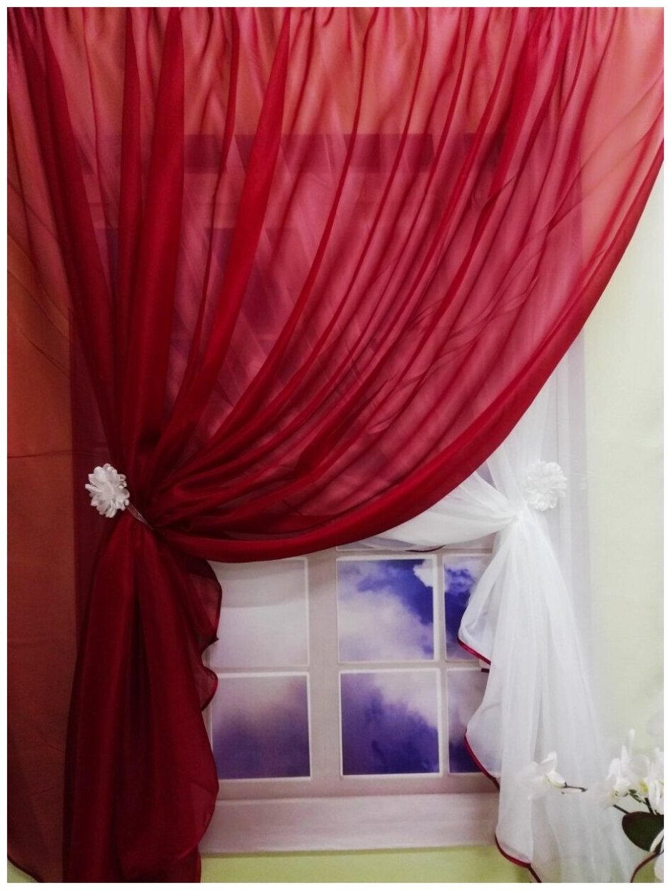 Шторы из вуали