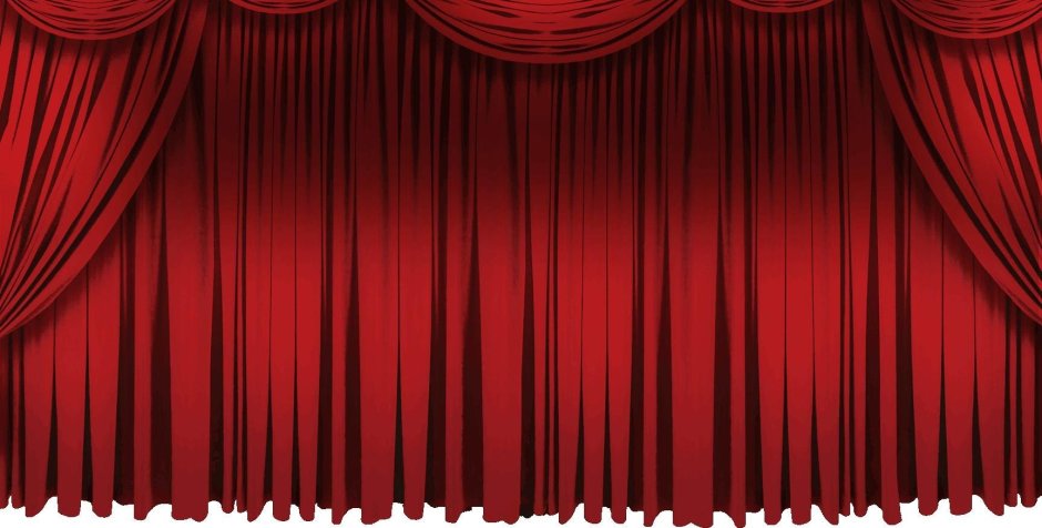 Красные шторы в интерьере