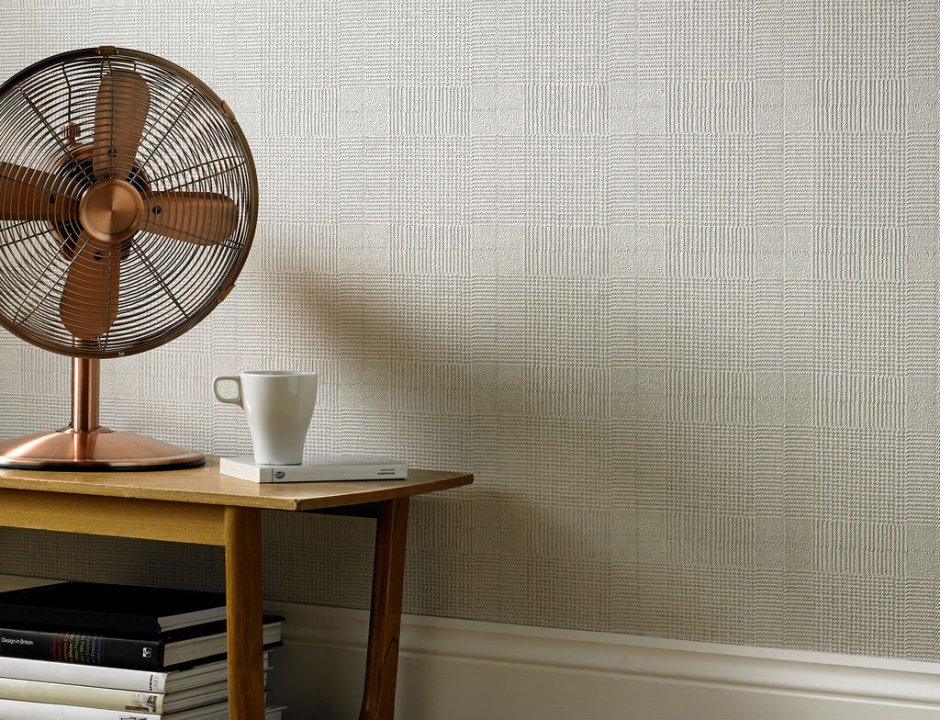 Мешковина в интерьере на стене