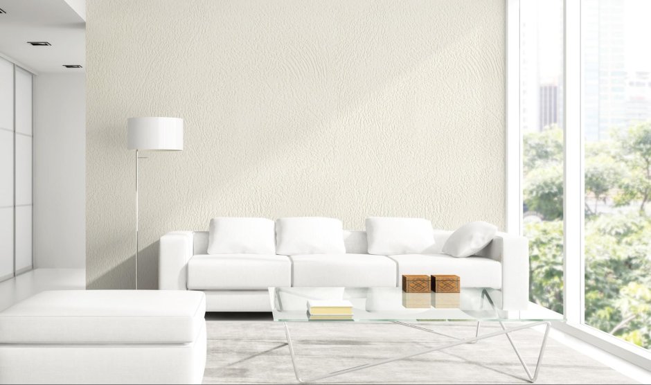 Стеклообои в современном интерьере