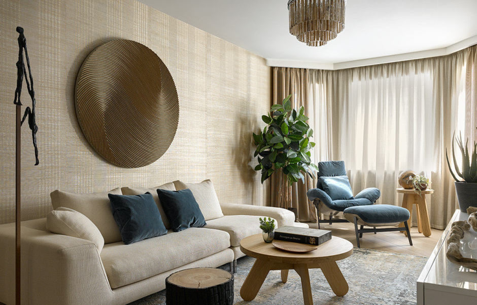 Обои в интерьере квартиры