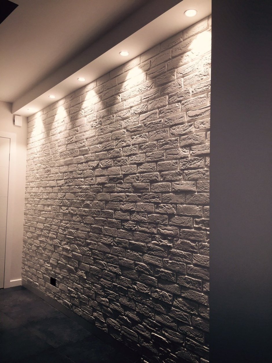 Декор из гипсокартона на стенах фото лофт