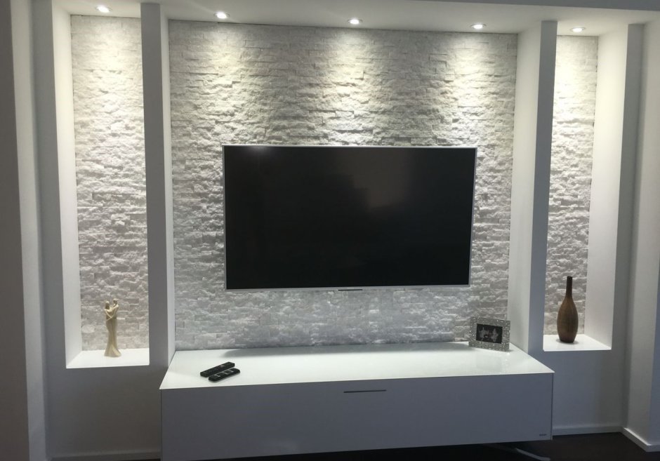 Ниша под телевизор с подсветкой