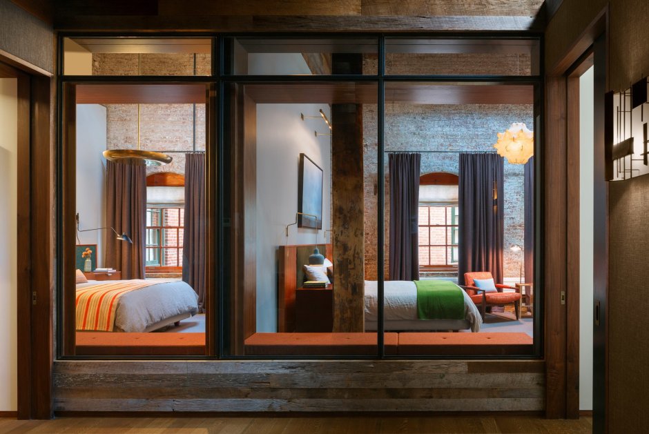 Межкомнатные окна в интерьере