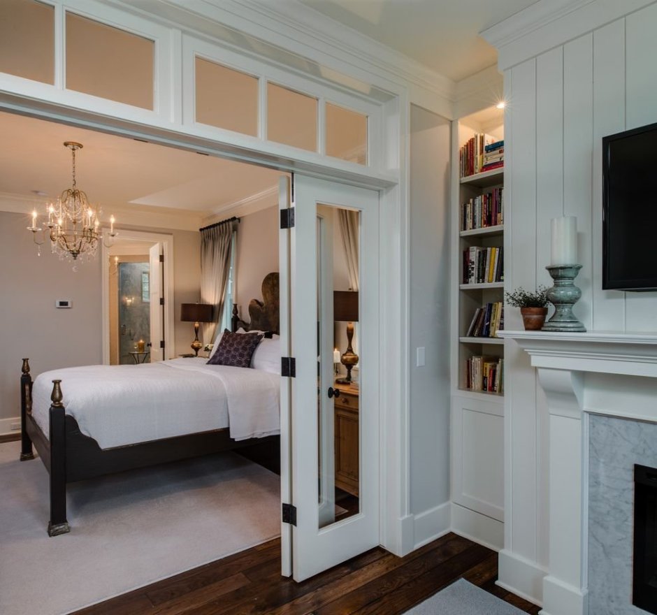 Перегородка в классическом стиле зонирование