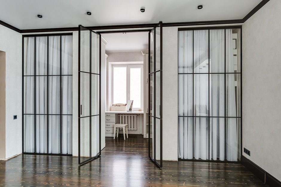 Межкомнатные перегородки гармошка аристо