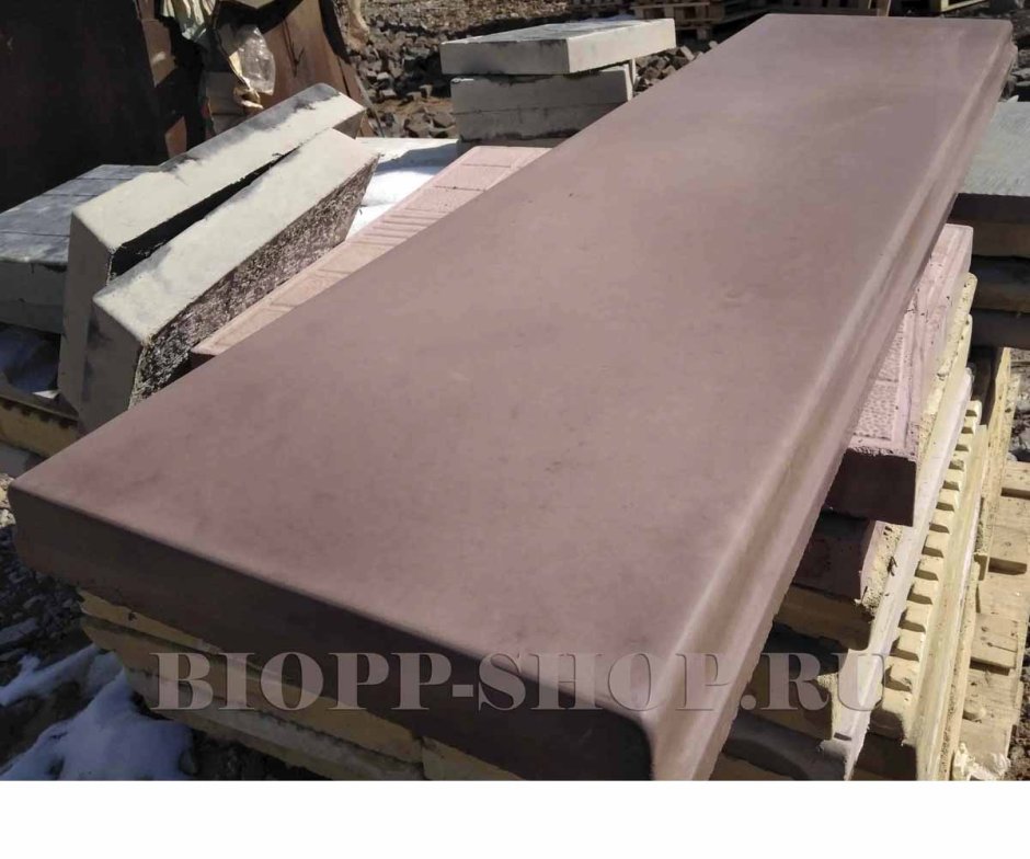 Крыльцо трапецией из ДПК