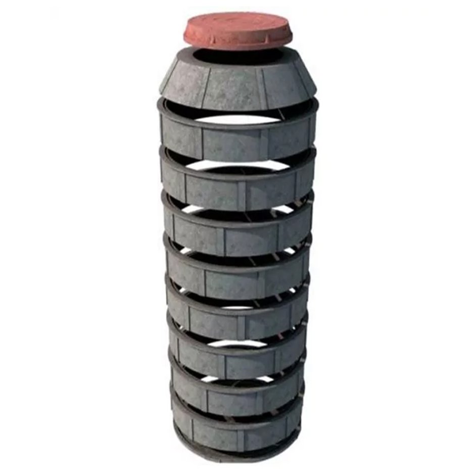 Металлические ступени с плиткой